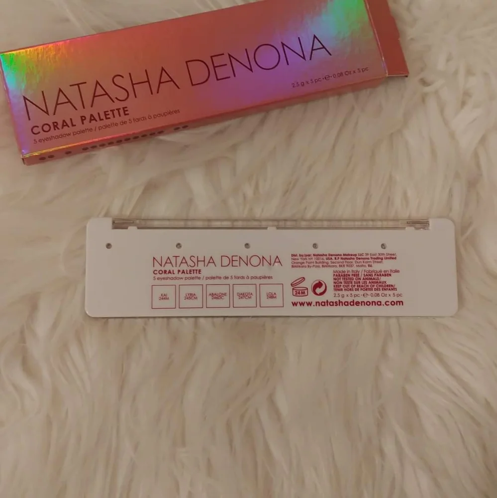 💝FIRM! NWT NATASHA DENONA CORAL EYESHADOW PALETTE